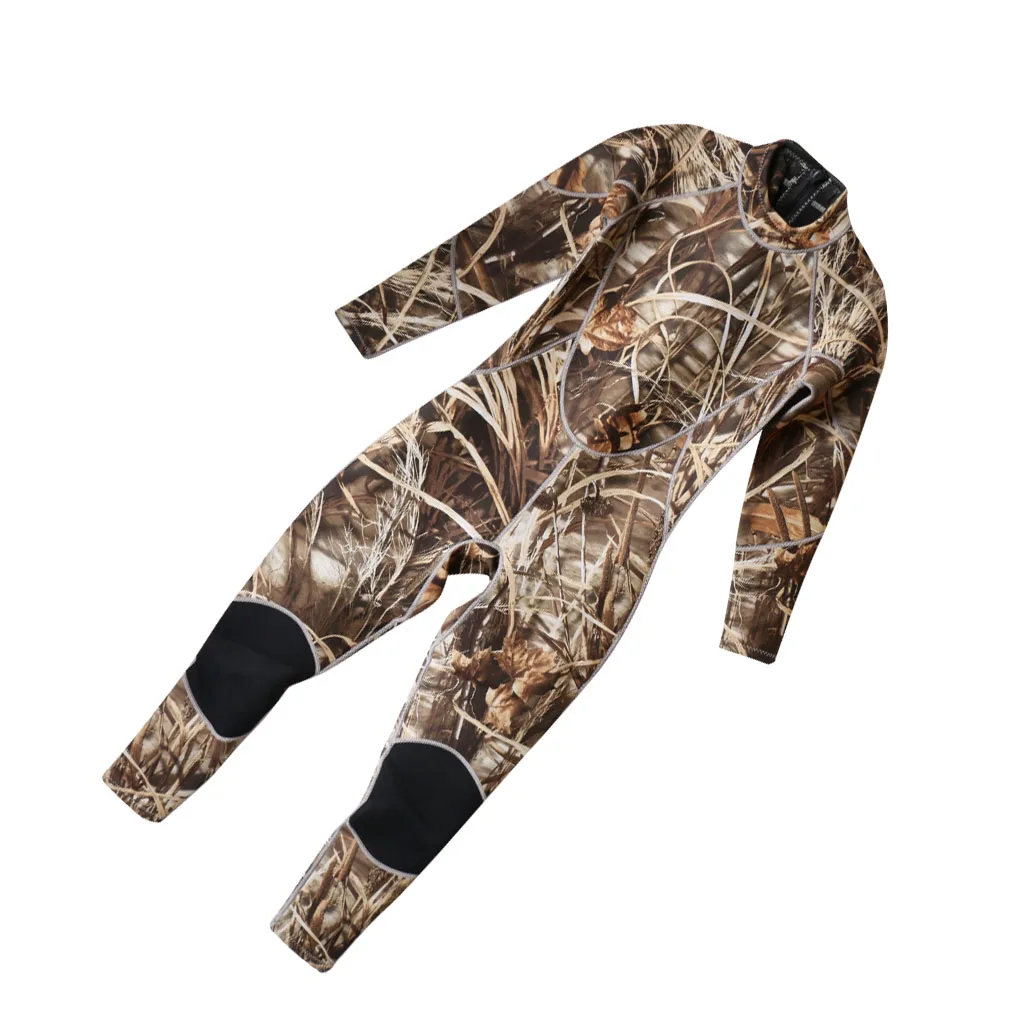 

Wetsuit men 3.0mm long diving suit surf suit snorkel suit S-XXL Camo