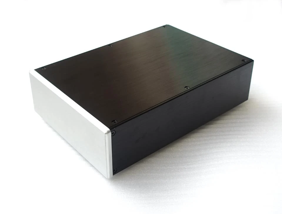 

Diy Box215 * 80 * 308mm STK208 Can Be Used As Power Amplifier Amp DCA Decoding All Aluminum Luxury Chassis Diy Amp Case
