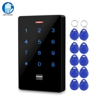 ip68 waterproof access control system outdoor rfid keyboard wg2634 access controller reader rainproof 10pcs key fobs for home