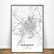 Астана забрзе Загреб Сарагоса Zielona Gora Zurich Современная Карта