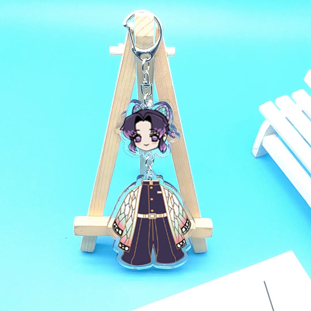 Демон убийца акриловый брелок призрак пожаротушения кулон двери древесного угля