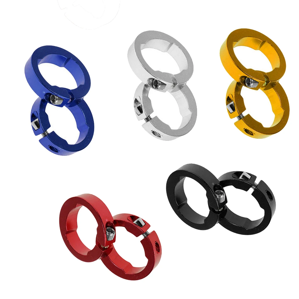 

10pcs 8mm Bicycle Grips Ring Aluminum Alloy End Lock Rings MTB Handlebar Bike Parts Bike End Stable Lock Rings