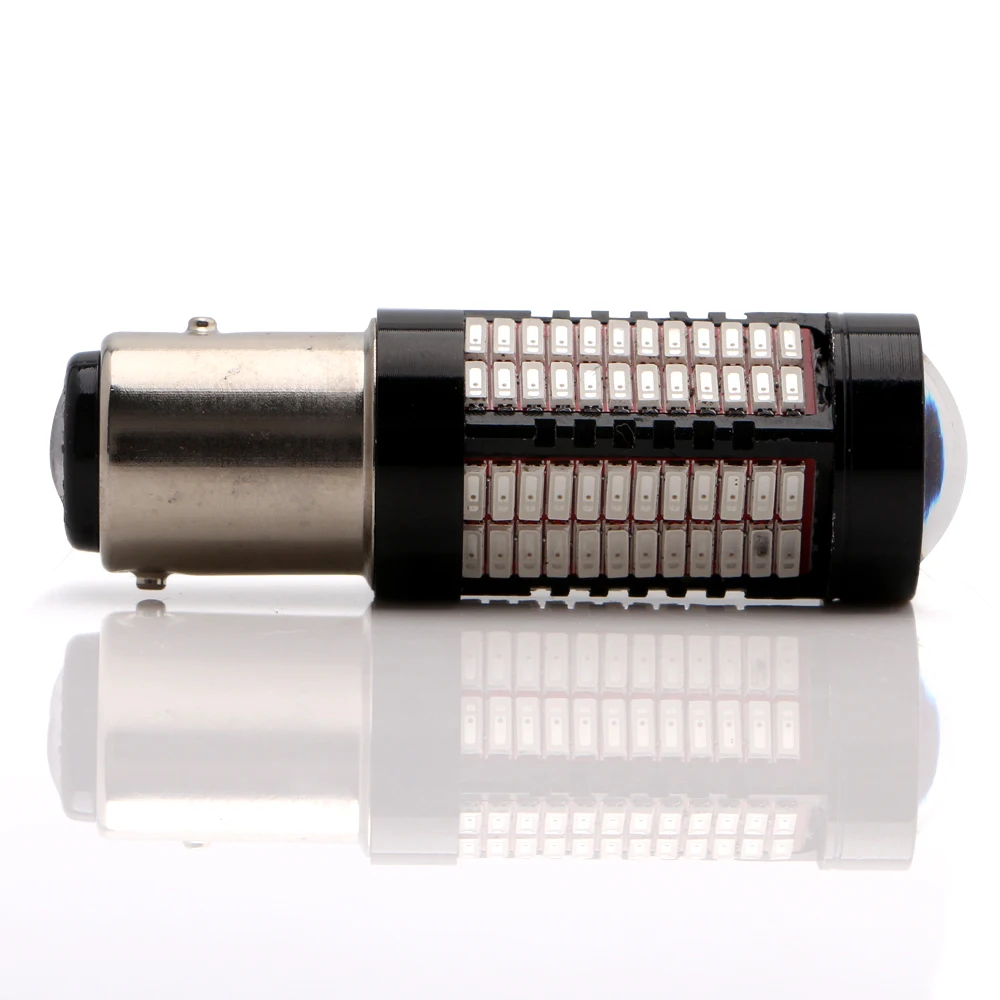 YM E Bright 1 шт. 1156 BA15S p21w 1157 p21/5 Вт BAY15D 4014 106 SMD светодиодные задние указатели поворота 12