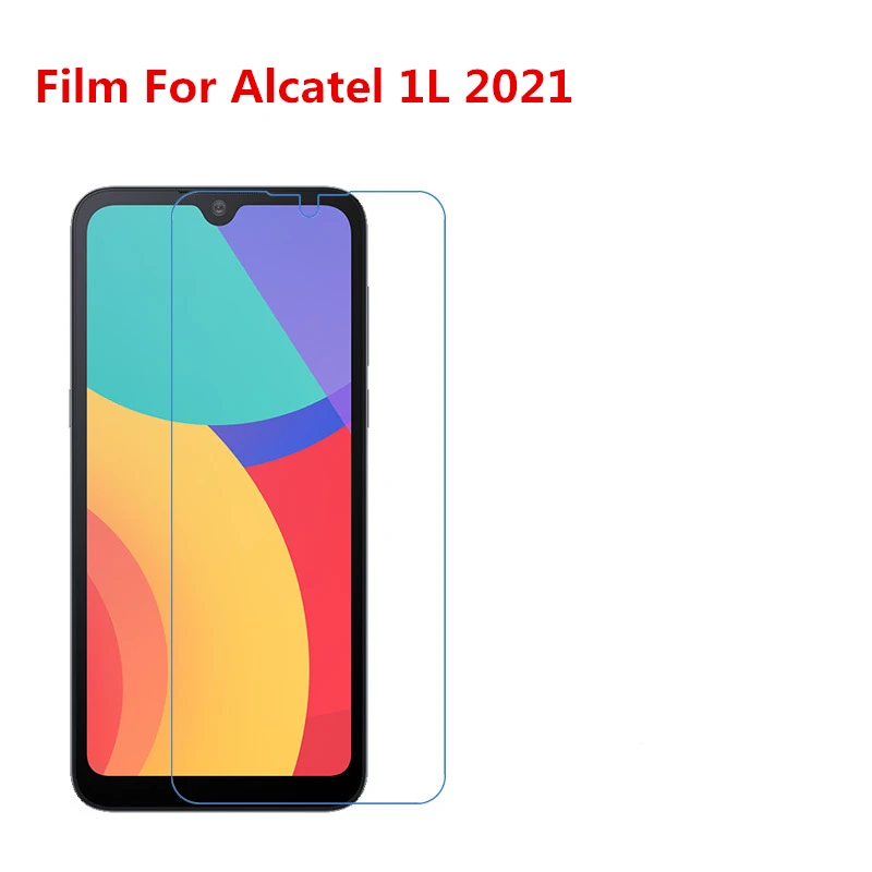 1/2/5/10 шт. ультратонкая прозрачная защитная пленка для HD ЖК-экрана с тканевой пленкой для очистки для Alcatel 1 л (2021).