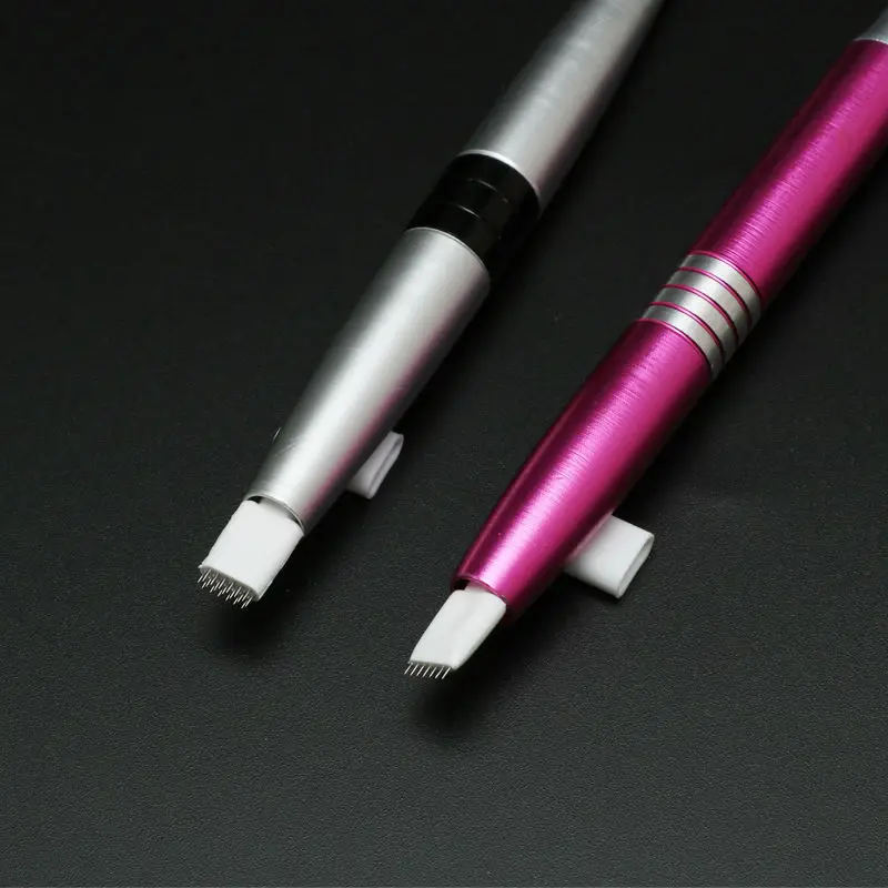 5 пар без иголок 19 штифтов 7 лезвия для ручной ручки Полупостоянный макияж туман