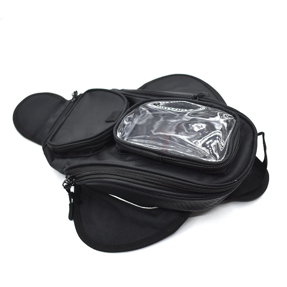 

New waterproof black tank bag magnetic saddle bag backpack For BMW K1600 K1300 K1200R K1200S R1200RT R1200ST R1200GS HP2