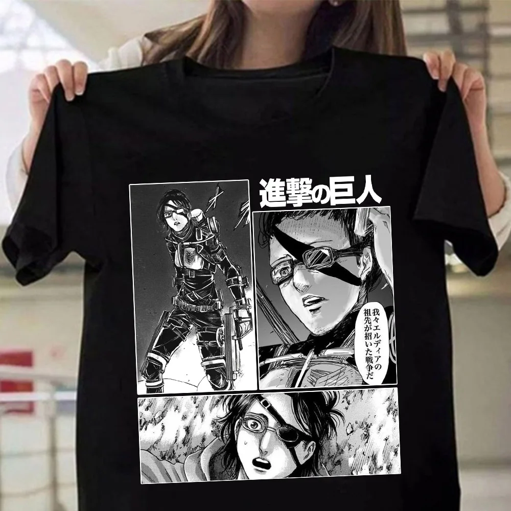 KIACIYA Attack On Titan T-Shirts Men's Attack On Titan Tops And Shorts T-Shirt And Shorts Shingeki No Kyojin Shorts Anime Tops Ackermann Eren Cosplay Sports Suit Set