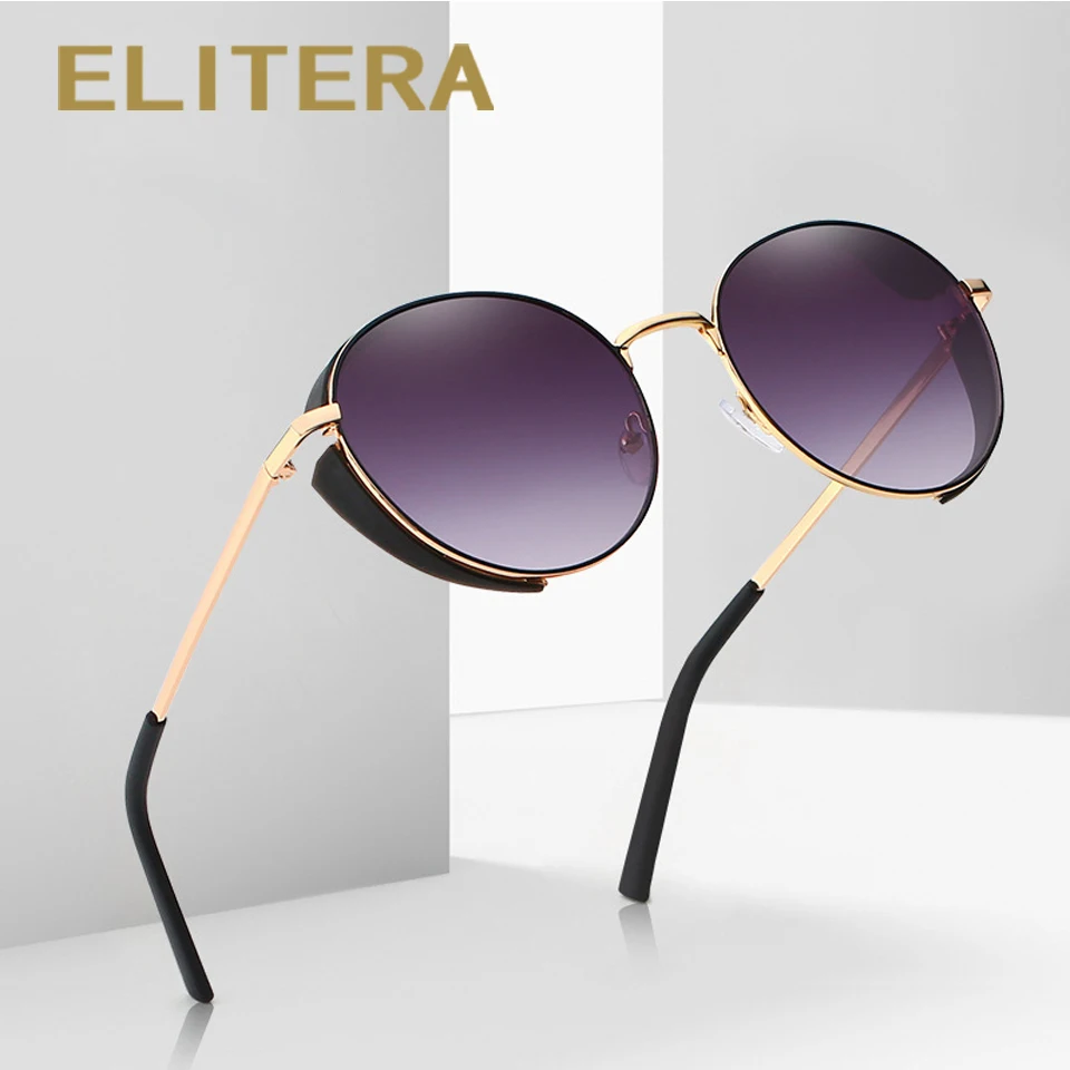

Солнцезащитные очки ELITERA, Круглые, в металлической оправе, для вождения, для улицы, 2021