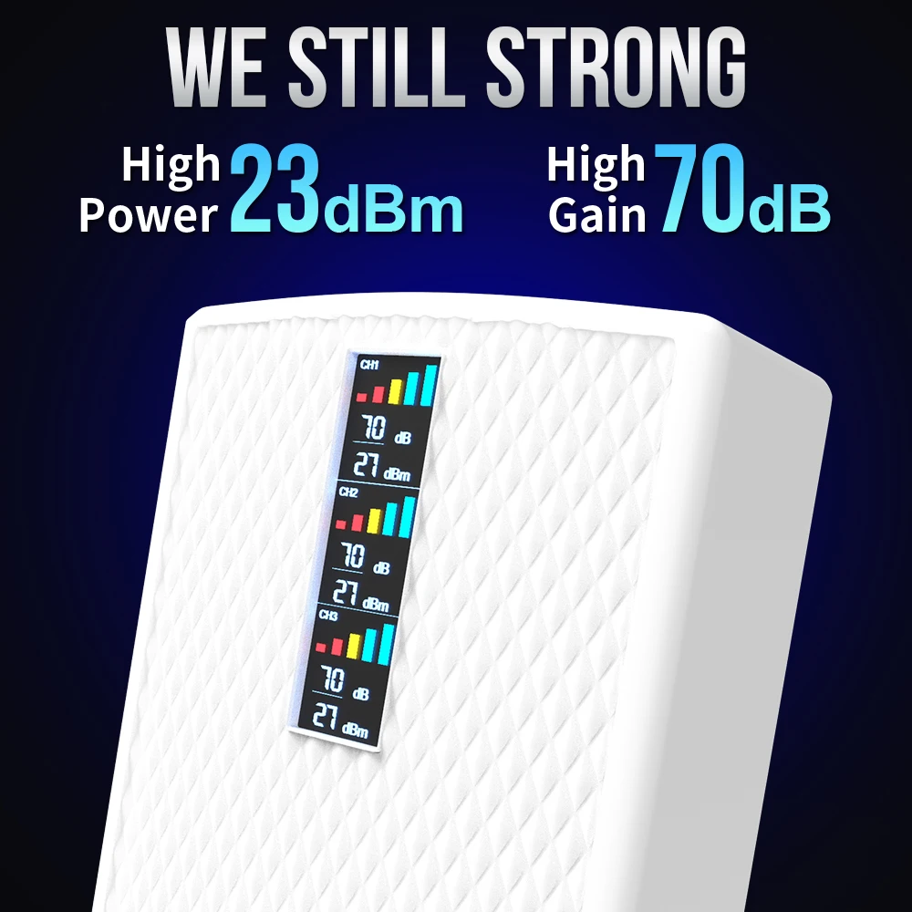 Использование в машине! Усилитель сотовой связи GSM 2G 3G 4G 900 1800 2100 трехдиапазонный