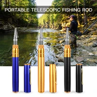 fishing rod pole telescopic pocket pen fishing rod pole mini pocket pen fishing pole rod fish gear tackle accessories