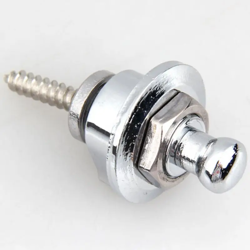 2 шт. ремешок гитары с кнопкой блокировки бандаж для противоскользящая