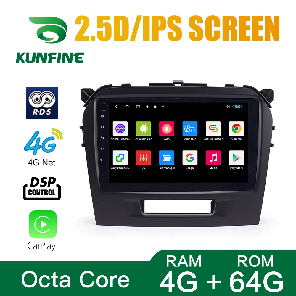 Восьмиядерный 1024*600 Android 8 1 автомобильный DVD GPS навигационный плеер Deckless стерео для