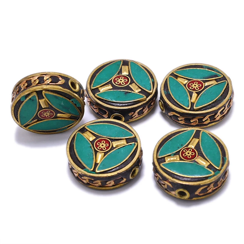 Женский креативный большой круглый кулон в виде глаза Будды подвеска из латуни