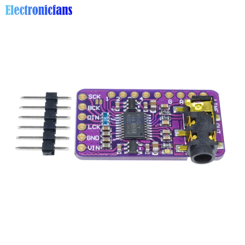 PCM5102 DAC IGS интерфейс декодер звуковая карта плата цифровой аудио GY-PCM5102 Phat формат плеер модуль для Raspberry Pi