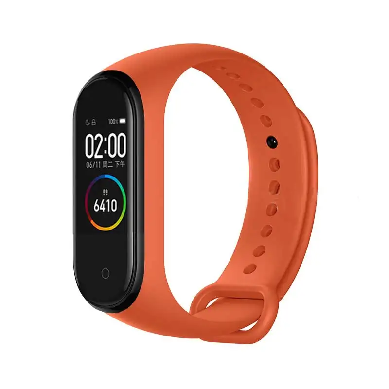 Силиконовый ремешок для Xiaomi Mi Band 4 популярный браслет 3 браслеты наручный Watchband M3