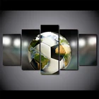 Карта мира по футболу 5 шт. HD настенный художественный принт HD Печать плакаты картины масляная живопись гостиная домашний декор картины