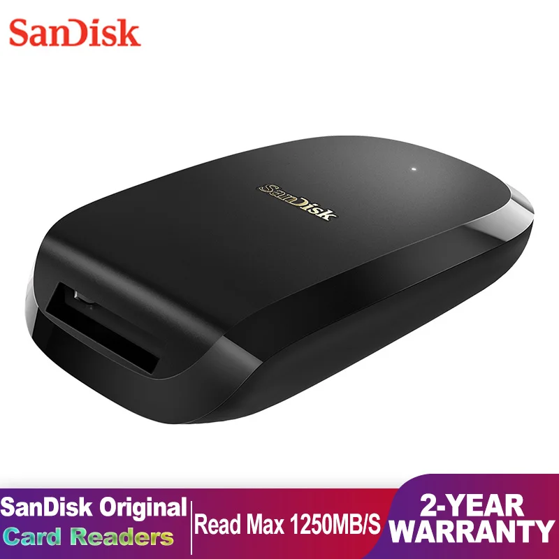 Original Sandisk Extreme Pro CFexpress Smart Card Reader CF Type B 3.1 USB Internal Microsd Memory Card Reader High Speed WRITER