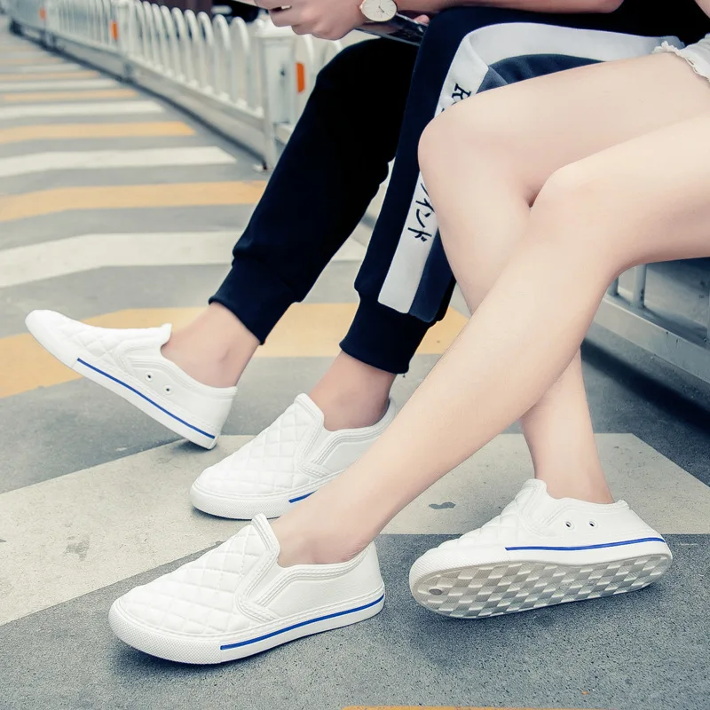 Лоферы женские на плоской подошве Вулканизированная подошва Повседневная