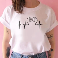 summer heartbeat women tshirt casual funny t shirt lady young girl top tee short sleeve graphic tees