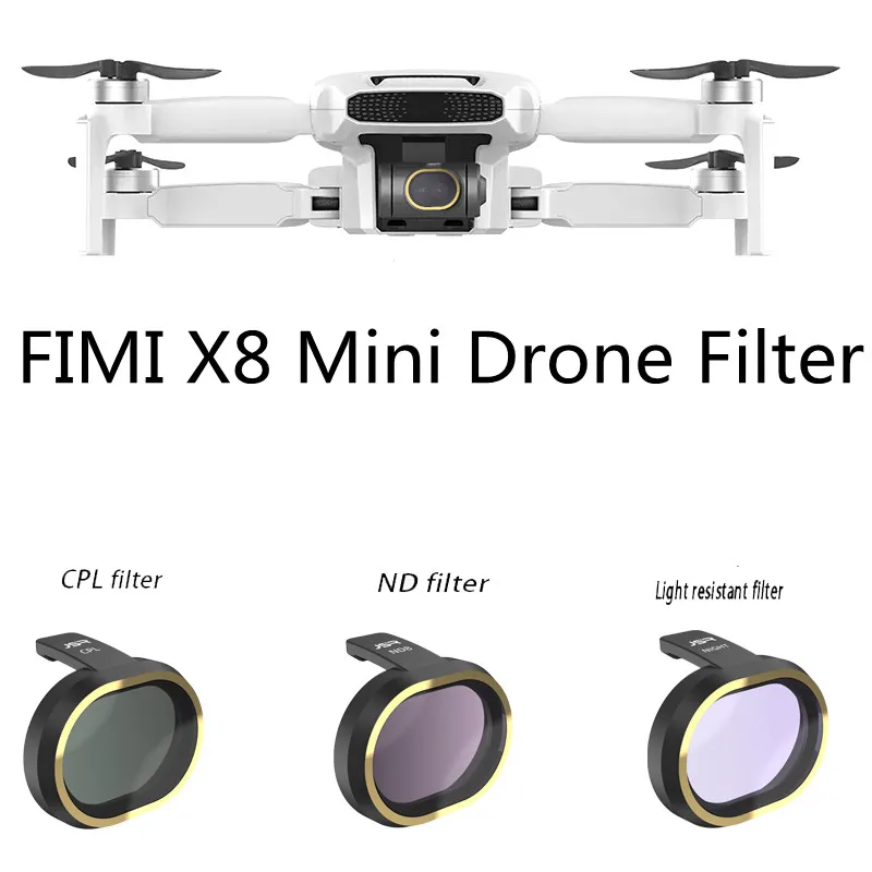 

FIMI X8 Mini Drone Filter Camera Lens Filter CPL/MCUV/STRA/NIGHT/ND/ND-PL Drone Camera Lens Filters Set RC For FIMI X8 Mini