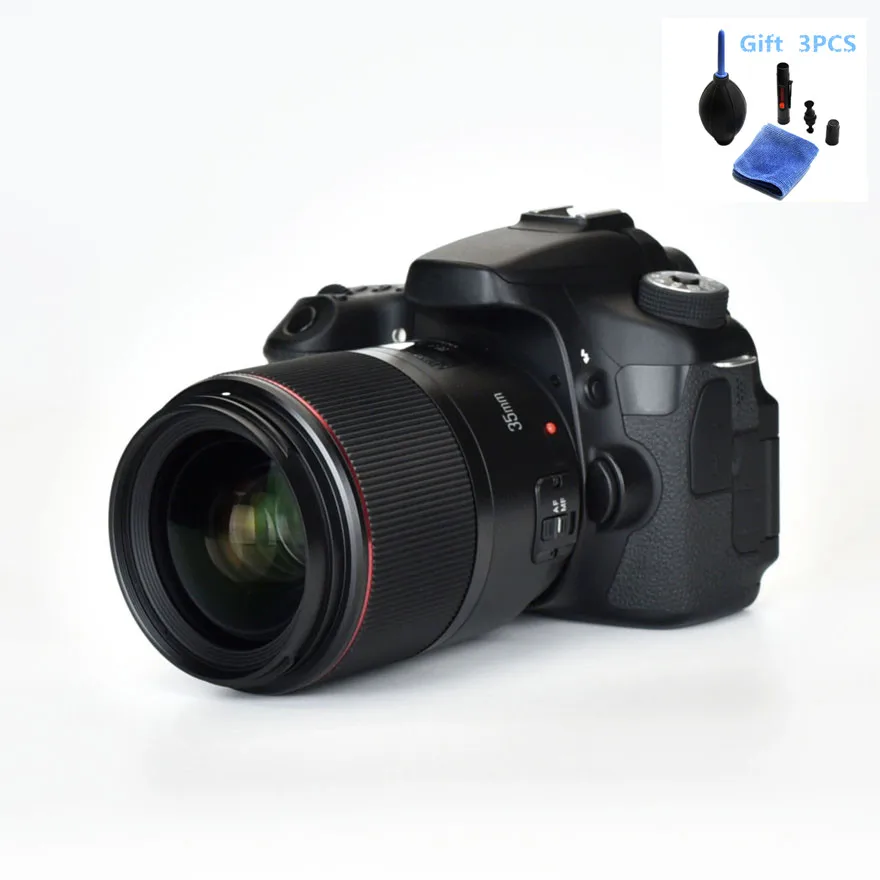 Объектив YONGNUO YN 35 мм F1.4 DF UWM фиксированный объектив с автофокусом для Canon 6D 5D MARK IV 70D