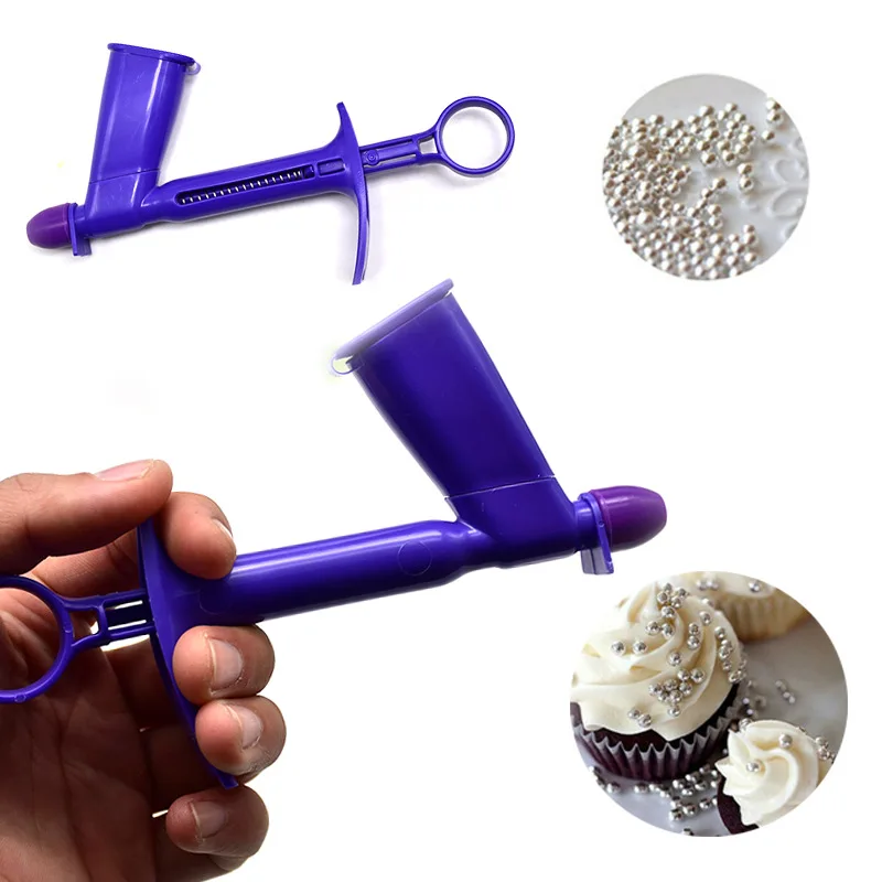 DIY Съемный шариковый аппликатор для украшения торта жемчужный пистолет