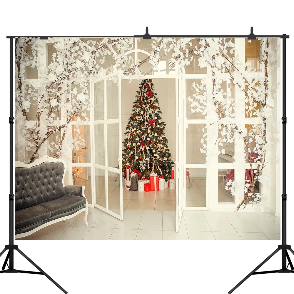 

Lyavshi Рождественская елка цветы дверь комната Фотография фоны для ребенка куклы дети фотостудия портрет фоны реквизит