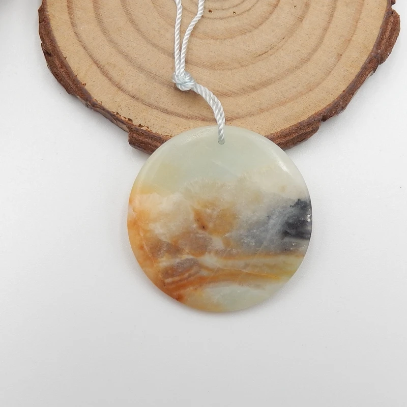 Ожерелье в виде лебедя ручной работы из амазонита подарок на день рождения