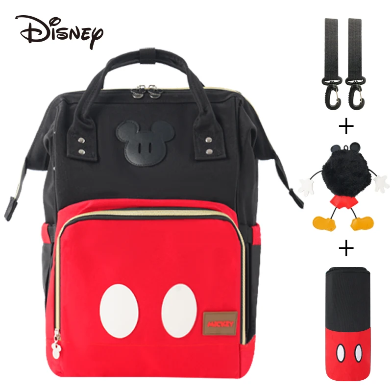 

Disney Mommy Diaper Bag Backpack For Mom Baby Nappy Bag Large Capacity Stroller Bag Waterproof Outdoor Travel Diaper Wet Bags