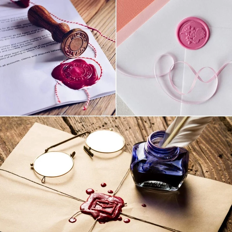 600 шт. набор восковых бусин в винтажном стиле с 2 чайными свечами и искусственным