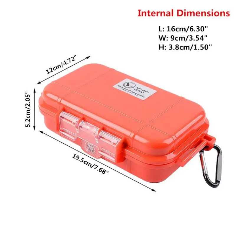 

EDC Waterproof Box Outdoor Camping Survival Airtight Case Shockproof Containers 27RD