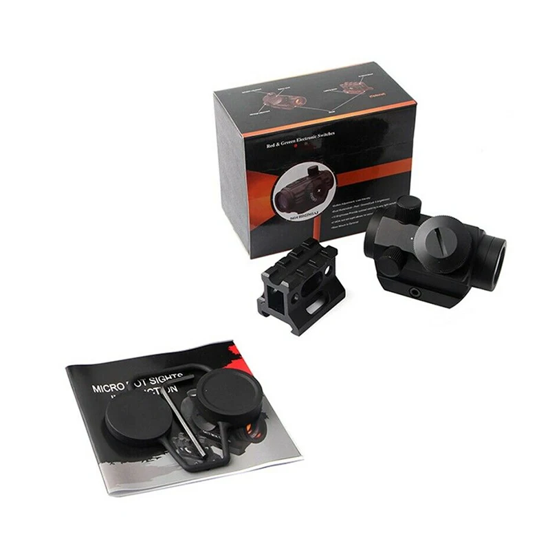 

1x25 мм T1G Red Dot Sight 11 скоростей голографический прицел рефлекс с 20 мм рельсовым креплением и увеличителем рельсового крепления