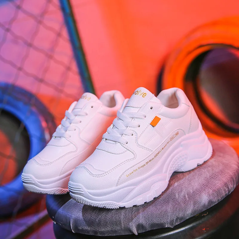 Повседневная Белая обувь женские дизайнерские весенне осенние модные кроссовки