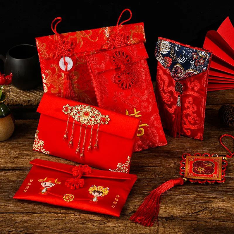 

Personalized Wedding Red Envelopes New Year Creative Red Envelope Lucky Money Special Festive Unique Buste Festive Items OE50HB
