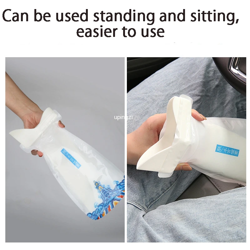 4PCS New 700ml Emergency Portable Car Urine Bag Handy Unisex Disposable Urinal Toilet Vomit Bags Mini Mobile Toilets | Автомобили и