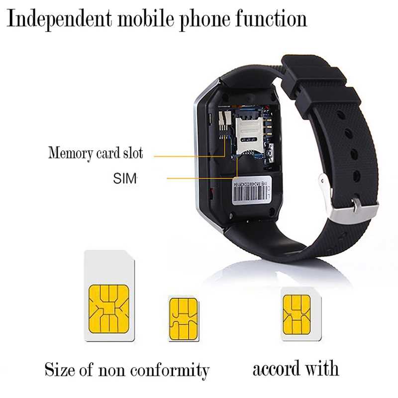 Смарт-часы reloj для мужчин и женщин фитнес-трекер с поддержкой Bluetooth SIM-картой