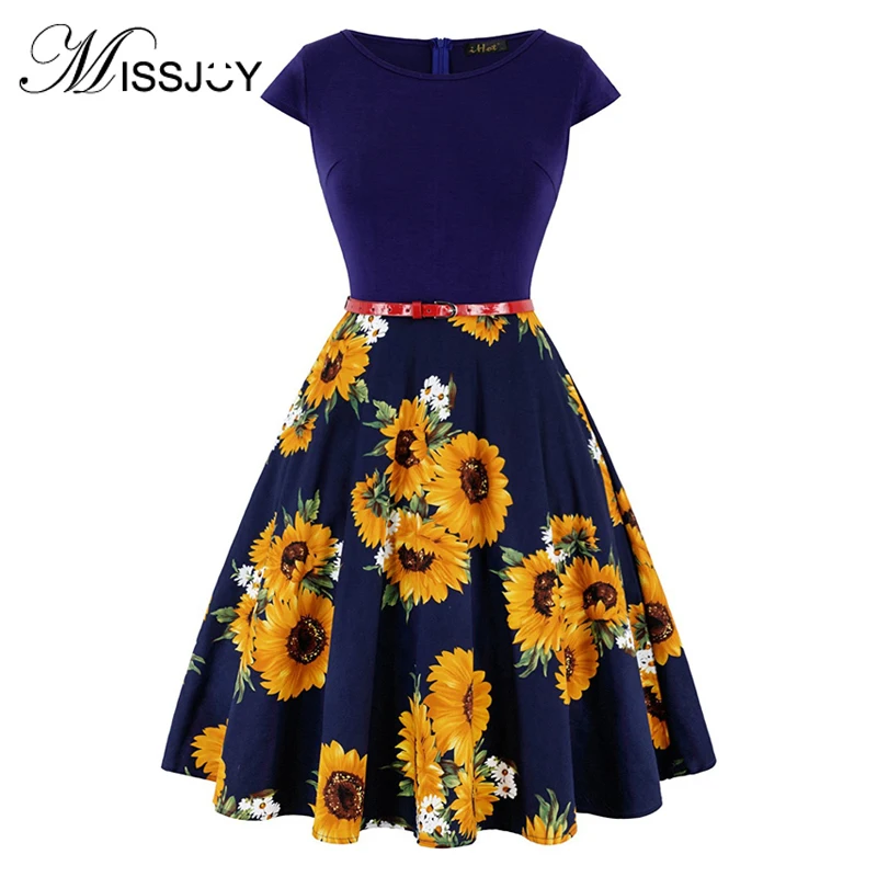 Платье размера плюс 4XL MISSJOY kleding vrouwen, винтажное элегантное  платье с рукавами-крылышками и цветочным принтом, модные платья, kerst jurk  | Женская одежда | АлиЭкспресс