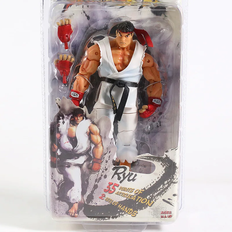 NECA Ryu Ken Chun Li Gouki Guile ПВХ экшн фигурка Коллекционная модель игрушки|Игровые фигурки