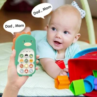 childrens mobile phone toy bilingual early learning education machine parent child interactive fidget classic baby toys