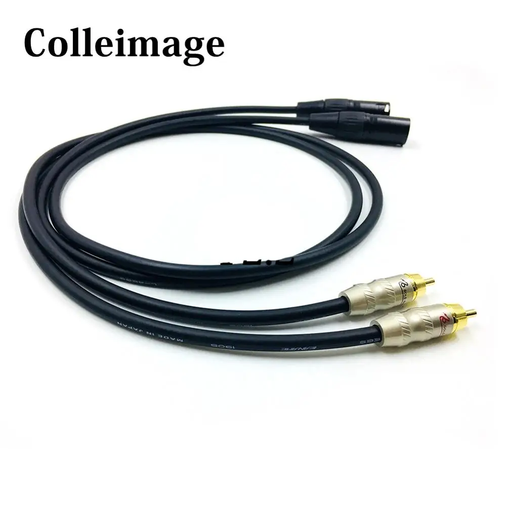 Colleimage HIifi L 4E6S TRRS 2RCA штекер на двойной XLR аудио кабель экранированный для AMP CD DVD