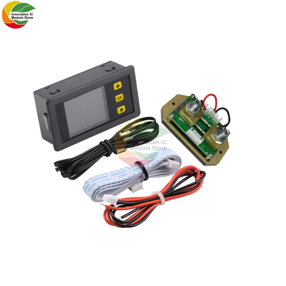 

New VA7550S 500A 1.8-inch Color Screen Voltage and Current Meter Temperature Coulomb Capacity Power Meter Charge and Discharge