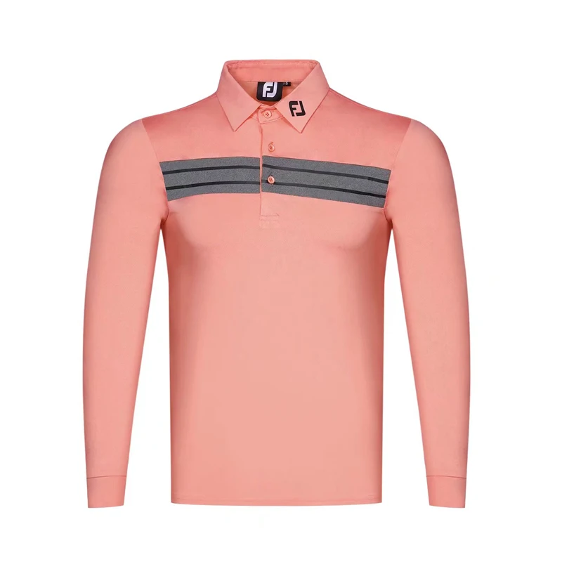 Swirling New Golf Apparel Men's FJ Golf T-Shirt Comfortable Breathable Golf Long Sleeve S-3XL T-Shirt Free Shipping