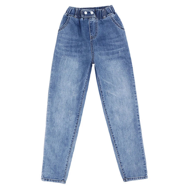 

Eaeovni Jeans Women 2021 New Women's Pants European and American Style Retro Brown Pocket High Waist Straight Pants Casual Pants