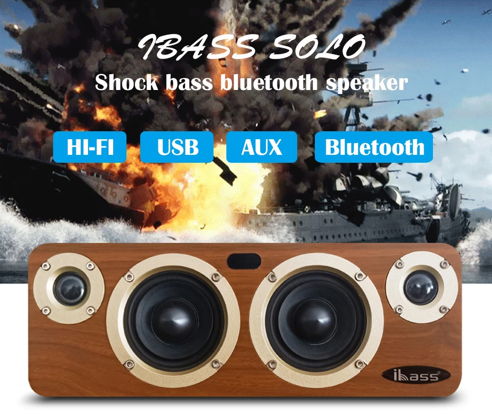 IBASS SOLO Hi-Fi Bluetooth-динамик для компьютера телевизора коаксиальный аудиосабвуфер