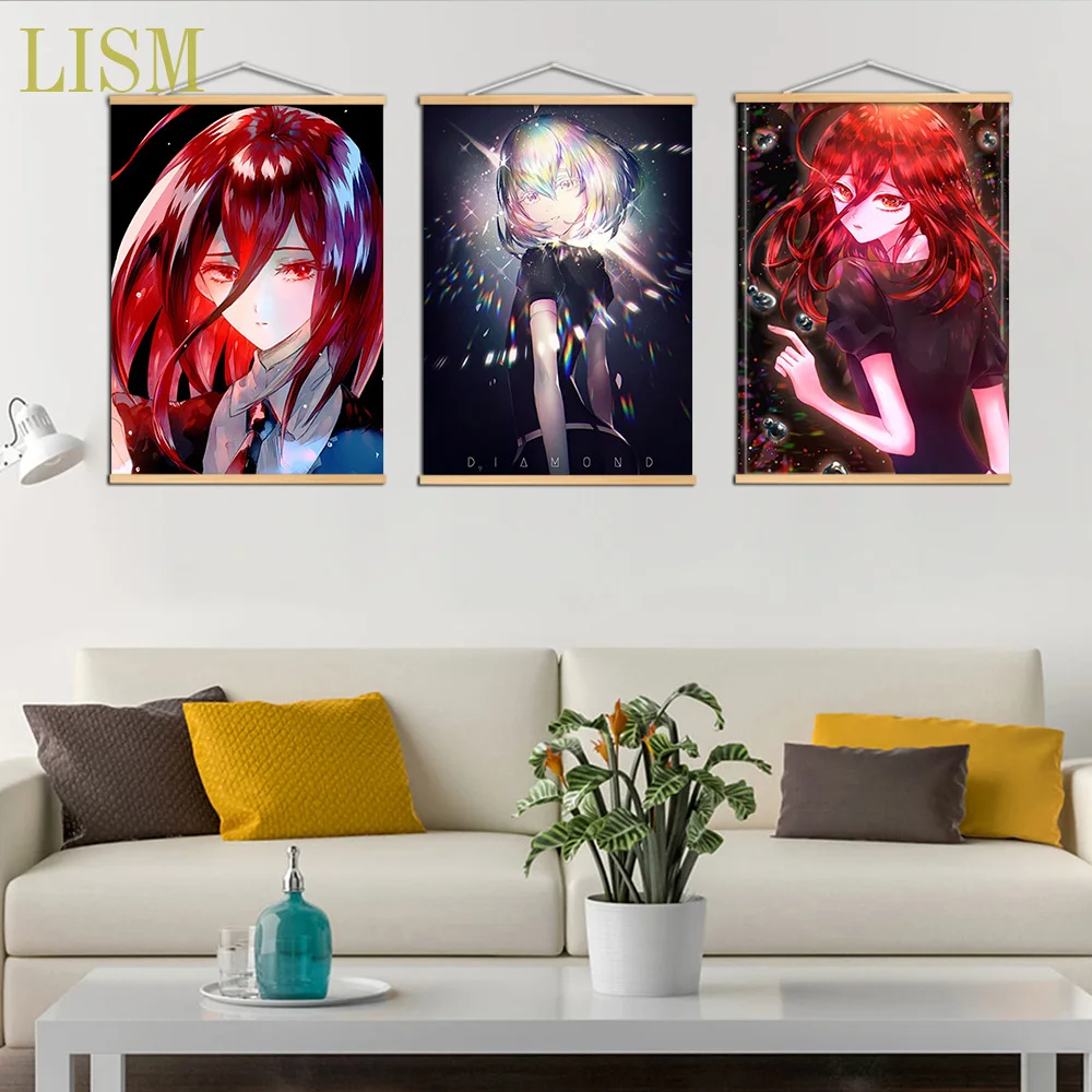 Постер на стену в стиле аниме Земля блестящих домов без Кани циннабар Bort гошенит