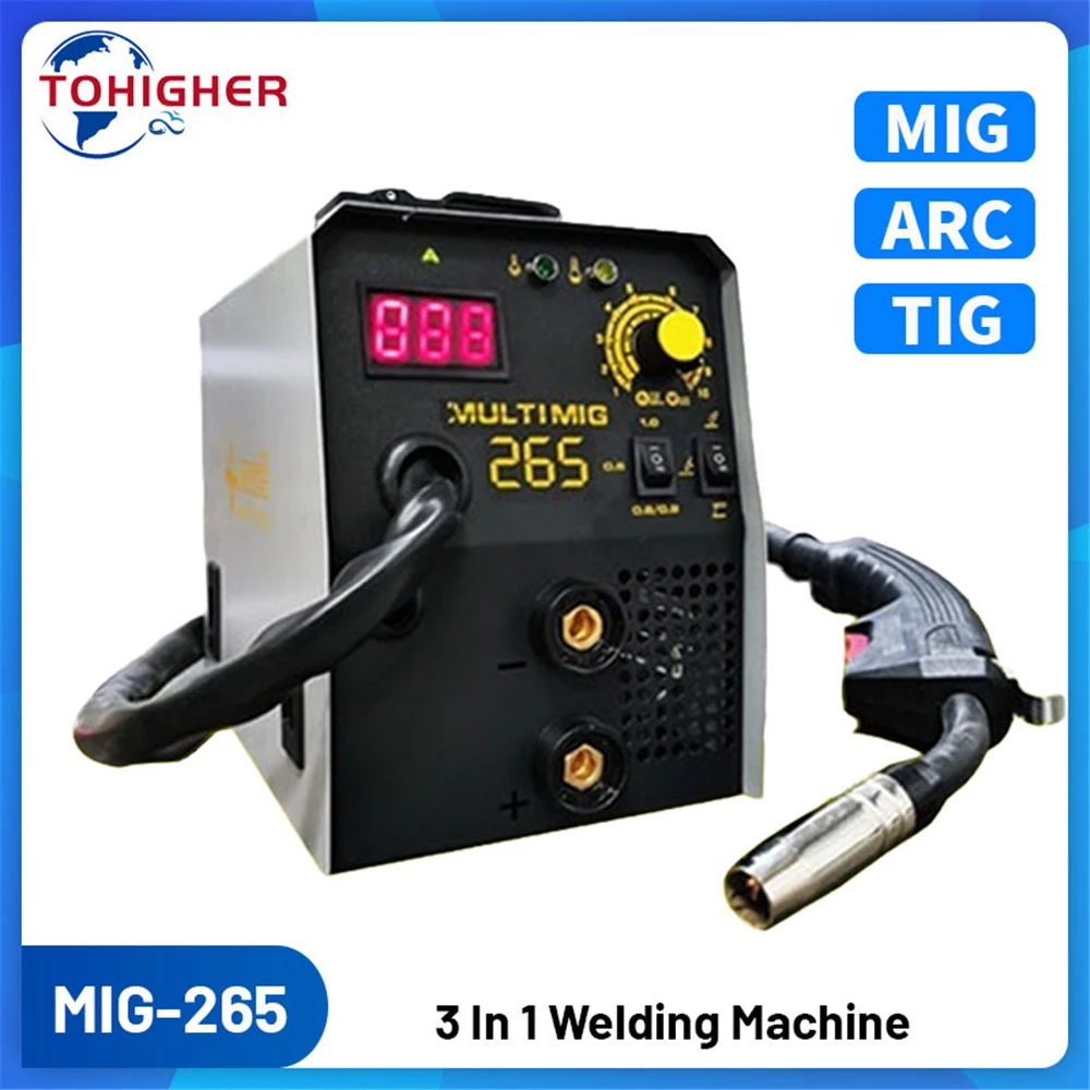 Сварочный аппарат 3 в 1 инвертор MIG + ARC TIG 220 В бтиз сварочный портативный двойного