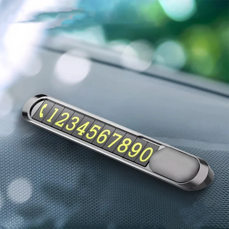 

Карта с номером автомобиля, скрытый автомобильный Стайлинг, Временный телефонный номер, аксессуары для стайлинга автомобиля