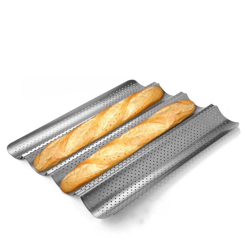 

Углеродистая сталь 2 слота 3 слота 4 слота волна французский противень для выпечки хлеба для французского противень для выпечки хлеба