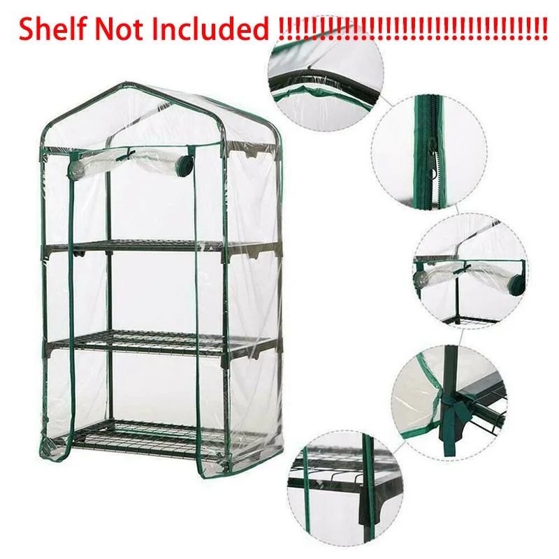 2/3/4/5 Кол-во слоев PVC садовая теплица бытовой завод сарай-теплица для украшения