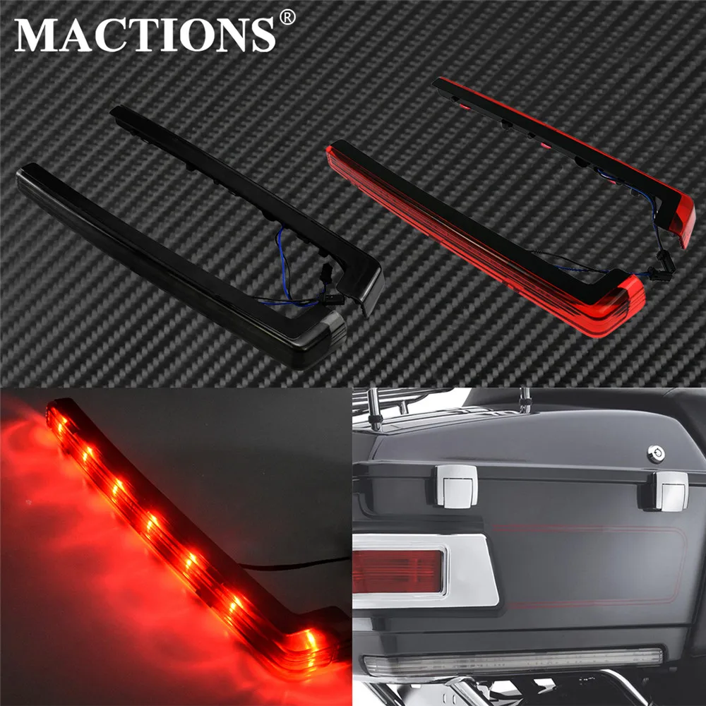 Светодиодсветильник панель для мотоцикла Tour Pak Pack Accent боковая моделей Harley Touring